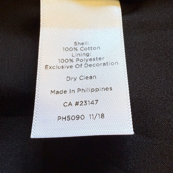 Talbots Black Tweed Fringe Shift Dress in Size 12 - Picture 8 of 12